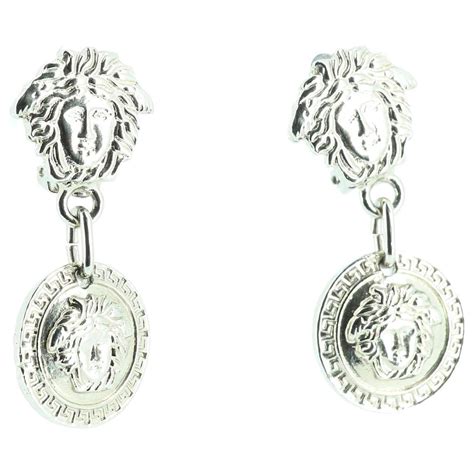 boucle d oreille versace argent|Collection boucles d'oreilles .